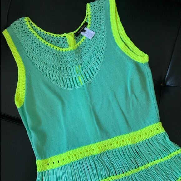 NANETTE LEPORE CHROCHET MINI DRESS - Picture 6 of 9